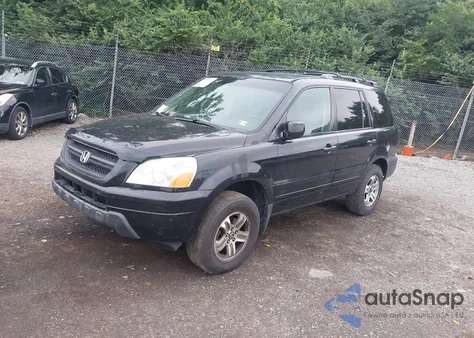 2003 Honda Pilot Ex-L from USA, damaged, VIN 2HKYF18503H005164